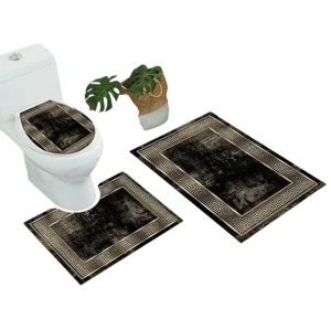 Set alfombras de Baño con diseños 3 piezas Diseño 8