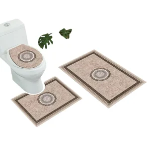 Set alfombras de Baño con diseños 3 piezas Diseño 10