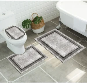 Set alfombras de Baño con diseños 3 piezas Diseño 11 - imagen 2