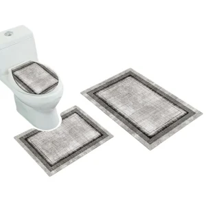 Set alfombras de Baño con diseños 3 piezas Diseño 11