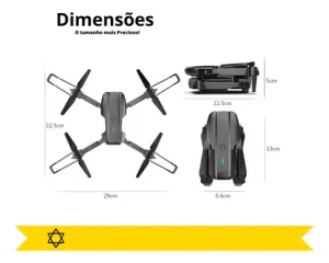 Cámara Mini Starter Drone E99 Dual HD con control de 2,4 GHz - imagen 3