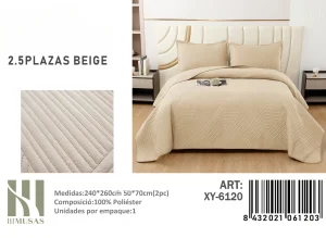 Cubrecama Quilt de Verano King Texturizado XY-6120