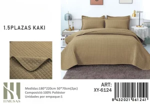 Cubrecama Quilt de Verano Plaza y media Cuadrille XY-6123 - Angeles del Hogar Chile