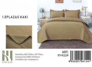 Cubrecama Quilt de Verano Plaza y media Cuadrille XY-6124 - Angeles del Hogar Chile