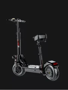 Scooter Eléctrico con Asiento en Color Negro - imagen 4
