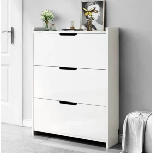 Mueble Zapatero Organizador Estante para Zapatos Blanco 115X100X17 - Angeles del Hogar Chile