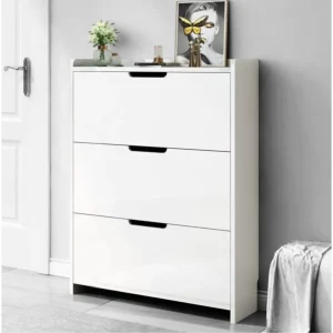 Mueble Zapatero Organizador Estante para Zapatos Blanco 115X100X17 - Angeles del Hogar Chile