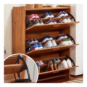 Mueble Zapatero Organizador Estante para Zapatos Blanco 115X100X17 - Angeles del Hogar Chile
