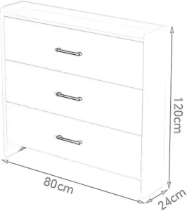 Mueble Zapatero Organizador Estante para Zapatos Blanco 115X100X17 - Angeles del Hogar Chile