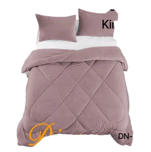 Cobertor de Invierno Plush con Chiporro color Rosa