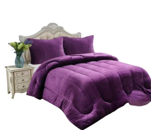Cobertor de Invierno Plush con Chiporro color Morado