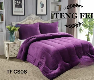 Cobertor de Invierno Plush con Chiporro color Morado