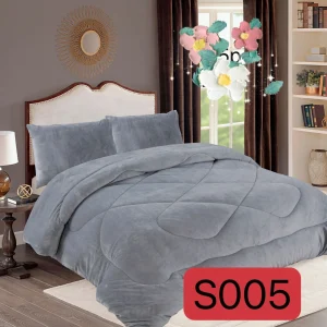 Cobertor de Invierno Plush con Chiporro 2 Plazas color Gris Diseño 3 - imagen 2