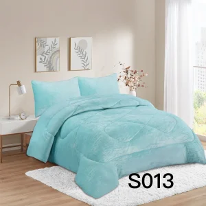 Cobertor de Invierno Plush con Chiporro 2 Plazas color Celes Celeste Diseño 2 - imagen 2