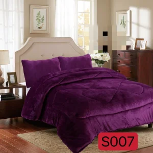 Cobertor de Invierno Plush con Chiporro color Morado