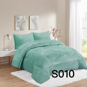 Cobertor de Invierno Plush con Chiporro 2 Plazas color Verde menta - imagen 2