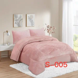 Cobertor de Invierno Plush con Chiporro color Rosa