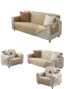Funda Cubre Sofa impermeable 3 Cuerpos reversible - Angeles del Hogar Chile
