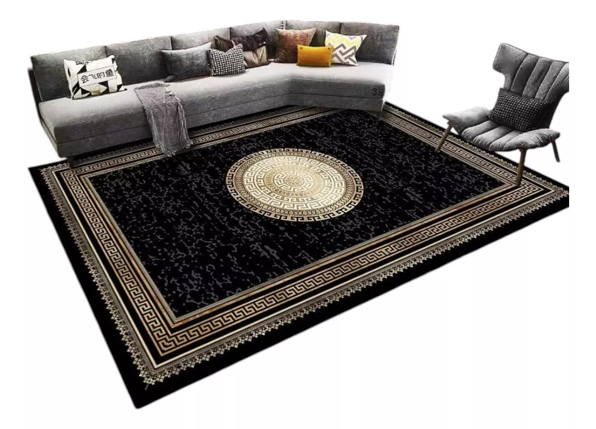 Alfombras Con Diseno 3D Medidas 200 x 240 cm ALFLIS2X240NGRAMA - Imagen 3