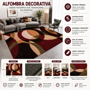 Alfombras Con Diseno 3D Medidas 200 x 240 cm ALFLIS2X240BURAMRII