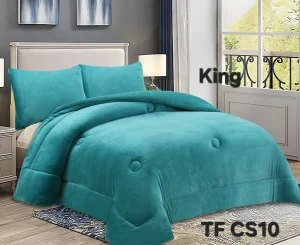 Cobertor de Invierno Plush Liso King Color Calipso - imagen 2