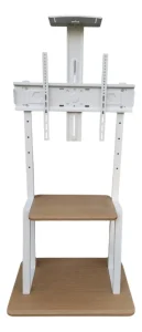 Soporte TV Móvil con Ruedas 32 A 70 Base Pedestal en Color blanco - imagen 2