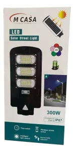 Faco Led Alumbrado Publico con Panel Solar Integrado 300W - Angeles del Hogar Chile