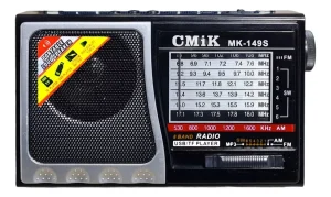 Radio Solar Bluetooth USB Aux Fuente de Carga Cmik-151bt