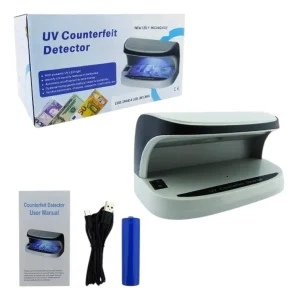Detector de Billetes Falsos Recargable Modelo Luz UV