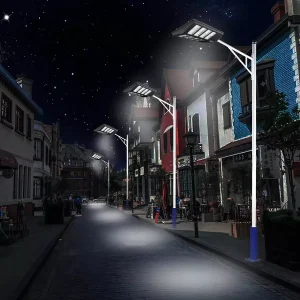Foco LED Solar 800W Luminaria Panel Gran Angular - imagen 4