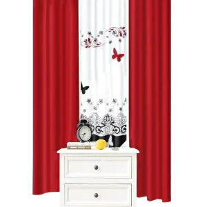 Pack De 3 paños de Cortinas con Diseño medidas 97X220CM - Angeles del Hogar Chile