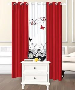 Pack de 3 paños de Cortinas con Diseño medidas 97x220 cm Diseño 1 - imagen 2