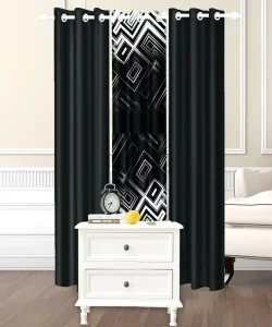 Pack De 3 paños de Cortinas con Diseño medidas 97X220CM - Angeles del Hogar Chile