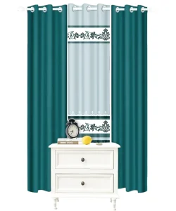 Pack de 3 paños de Cortinas con Diseño medidas 97x220 cm Diseño 9