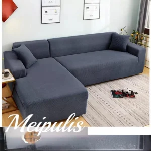 Cubresillon Tipo L Cuadrille Color Gris - imagen 2