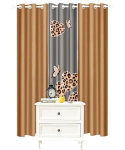 Pack de 3 paños de Cortinas con Diseño medidas 97x220 cm Diseño 6