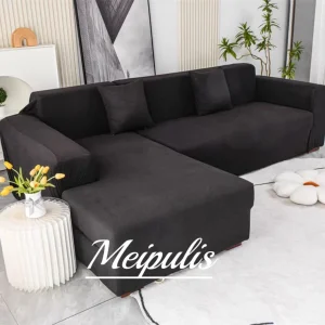 Cubresillon Tipo L Cuadrille Color Negro - imagen 2