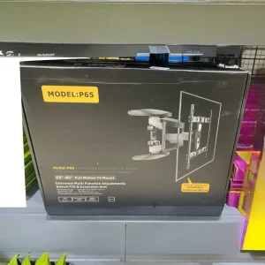 Soporte 55-85 Pulgadas con Brazo Articulado Base TV Universal Negro - imagen 2