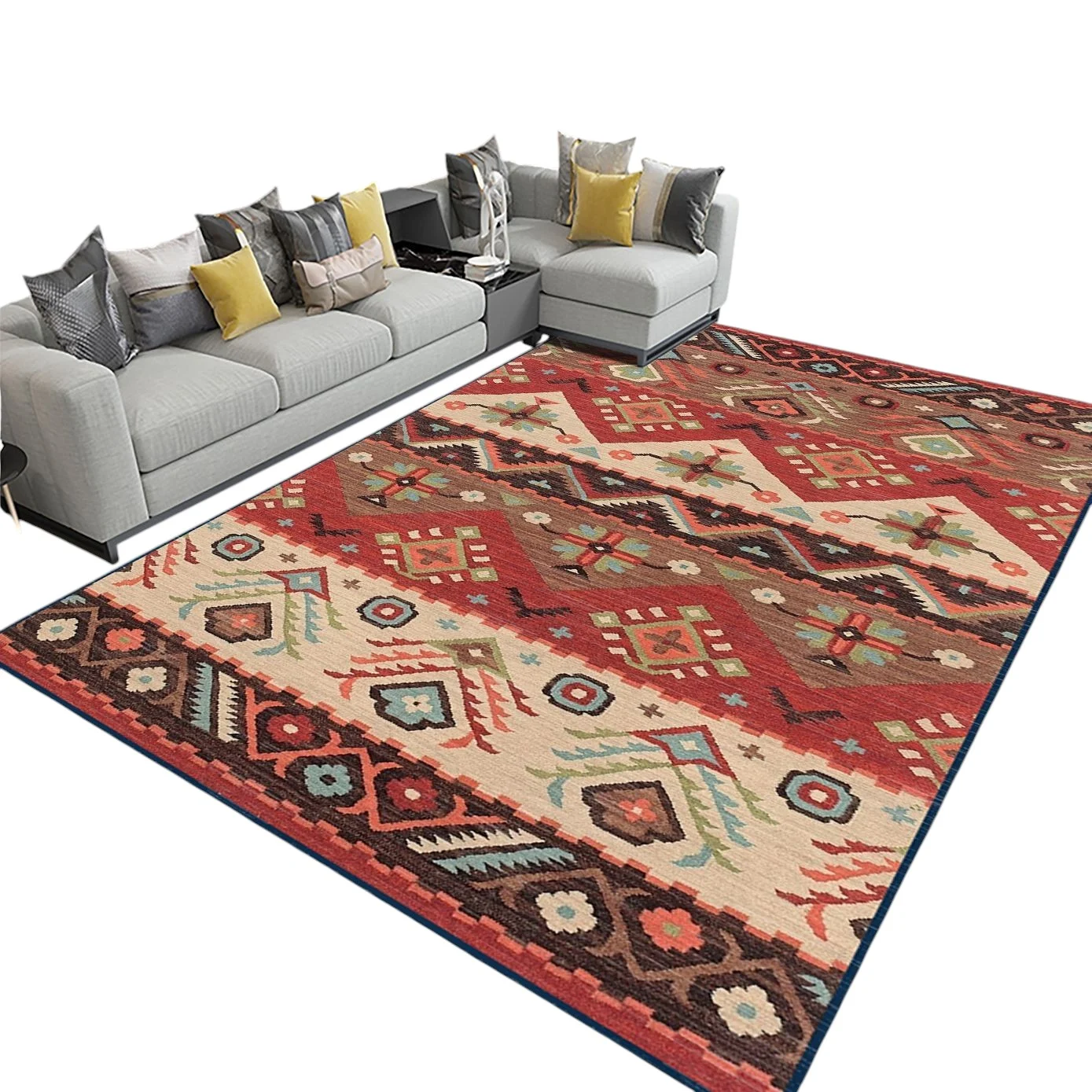 Alfombras Diseño 3D Estampado para Living 200X240Cm - Angeles del Hogar Chile