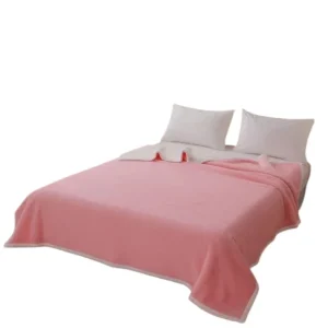 Frazada Manta Lisa Premium 2 Plazas Color Rosa - Angeles del Hogar Chile