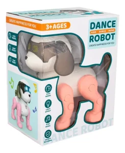 Perro Robot Juguete Camina con Luces y Sonidos Rosa - imagen 3