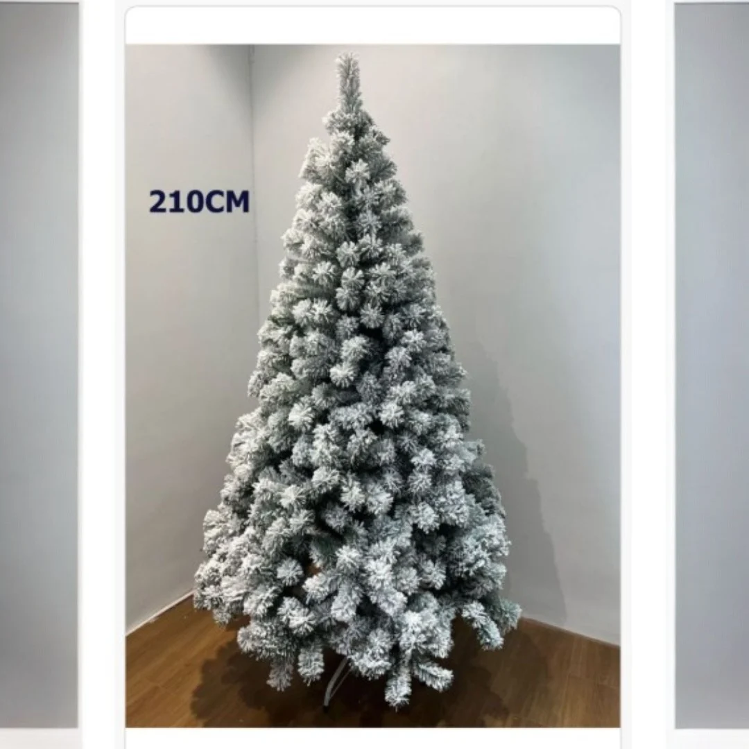 ARBOL DE NAVIDAD PINO NEVADO FRONDOSO 210 CM SDS54