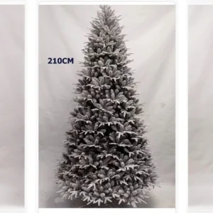 ARBOL DE PINO REALISTA NEVADO 210CM SDS57