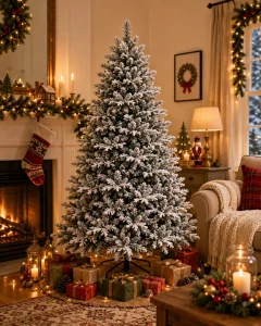 Árbol de Navidad Pino Realista Nevado 150 cm - imagen 3