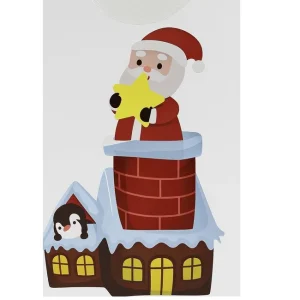 Inflable Viejo Pascuero con Chimenea 210 cm - imagen 2