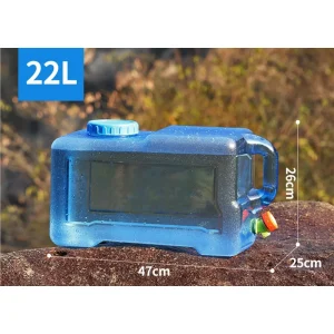 Dispensador Tanque de Agua Portátil con Tapa y Grifo