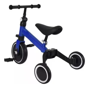 Bicicleta de Equilibrio y Triciclo 3 en 1 Plegable Rosa Diseño 1 - imagen 2