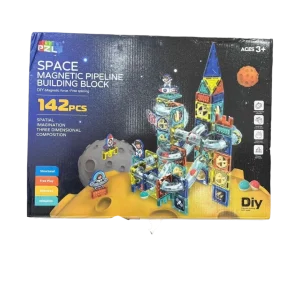 Set de Construcción Magnético Bloques Juegos Niños 142 Piezas - imagen 2