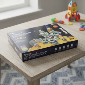 Set de Construcción Magnético Bloques Juegos Niños 142 Piezas - imagen 3