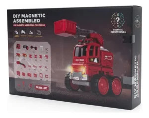 Set de Construcción Bombero Magnético Bloques Juegos Niños 44 Piezas - imagen 2